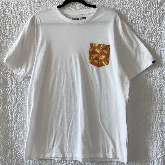 Vans Other - Vans Original T-Shirts Custom Men's Taco Graphic Pocket Short Sleeve T-Shirt